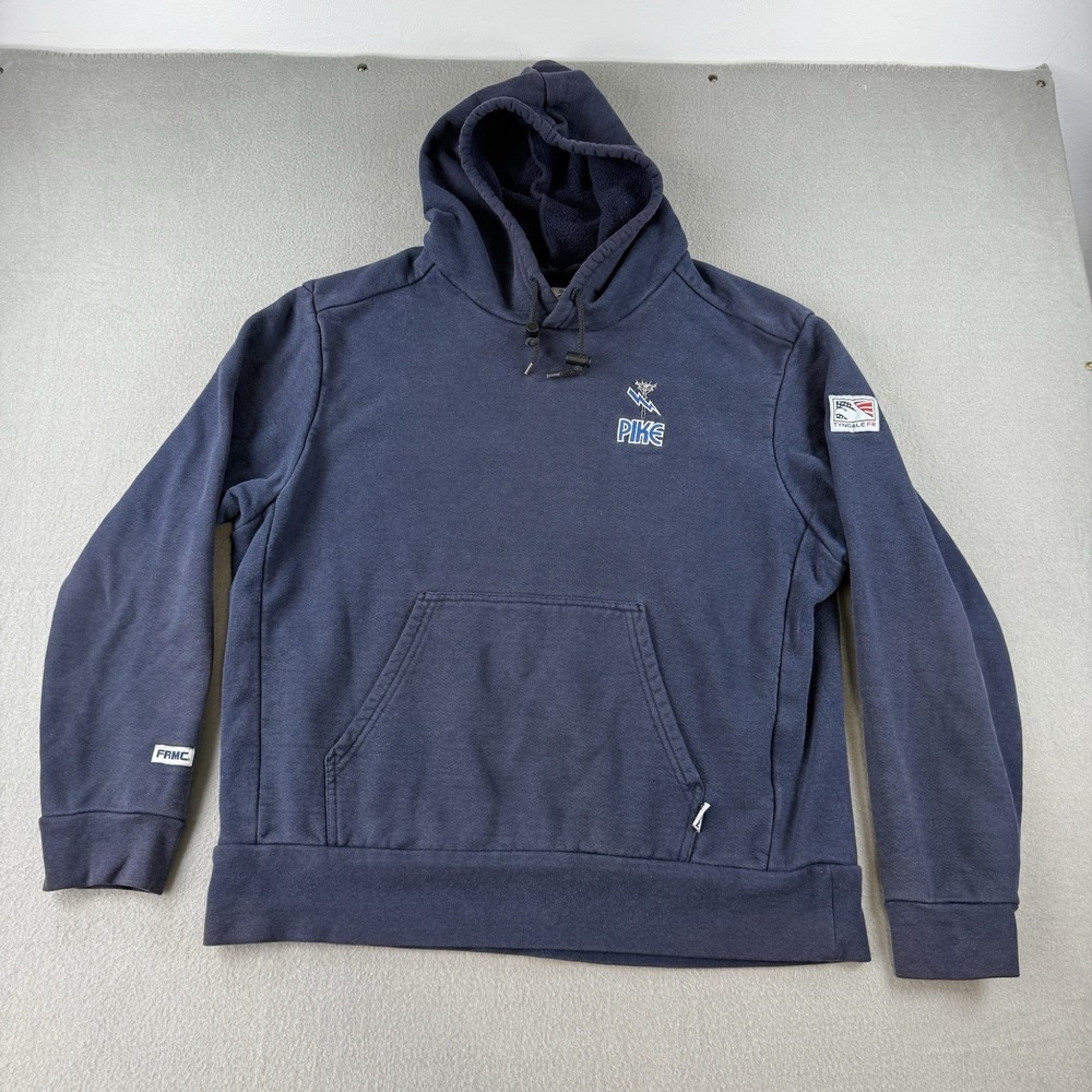 Tyndale FR Flame Resistant Cat 2 Hoodie Mens L Navy Blue Pike Arc Rated USA Made